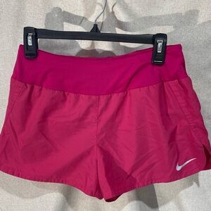 Nike Pink Running Shorts Women’s Medium | Athletic Gym Athleisure Shorts